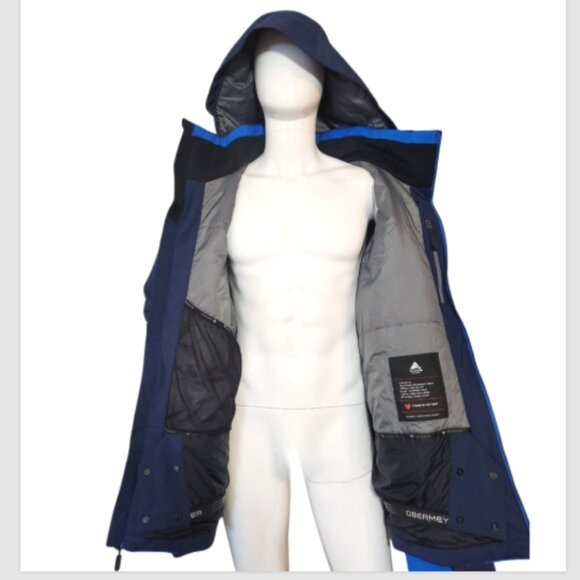 Obermeyer Foundation Alpine Ski Hooded Snowboard Jacket Coat - Picture 16 of 16